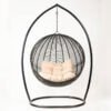 COL 1-2 CÍRCULO SENCILLO EN VINIL NEGRO CON BASE OVALADA 1 Columpio Circulo