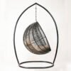 COL 1-2 CÍRCULO SENCILLO EN VINIL NEGRO CON BASE OVALADA 3 Columpio Circulo