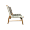 SILLA BAMBÚ TEJIDO DIBUJO ROMBO R-24 Y R-28 10 Sillón Bambú