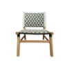 SILLA BAMBÚ TEJIDO DIBUJO ROMBO R-24 Y R-28 3 Sillón Bambú
