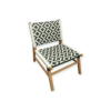 SILLA BAMBÚ TEJIDO DIBUJO ROMBO R-24 Y R-28 8 Sillón Bambú