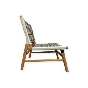 SILLA BAMBÚ TEJIDO DIBUJO ROMBO R-24 Y R-28 9 Sillón Bambú