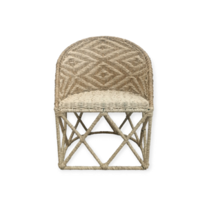 SILLA EQUIPALMA ASIENTO CERRADO RESP. DIBUJO ROMBOS EN PALMA Y TULE 1 Silla EQUIPALMA