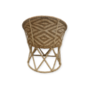 SILLA EQUIPALMA ASIENTO CERRADO RESP. DIBUJO ROMBOS EN PALMA Y TULE 10 Silla EQUIPALMA