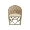 SILLA EQUIPALMA ASIENTO CERRADO RESP. DIBUJO ROMBOS EN PALMA Y TULE 3 Silla EQUIPALMA