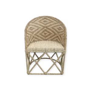 SILLA EQUIPALMA ASIENTO CERRADO RESP. DIBUJO ROMBOS EN PALMA Y TULE 3 Silla EQUIPALMA