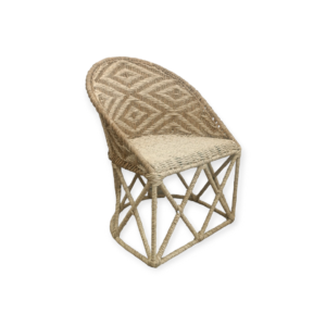 SILLA EQUIPALMA ASIENTO CERRADO RESP. DIBUJO ROMBOS EN PALMA Y TULE 5 Silla EQUIPALMA