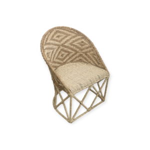 SILLA EQUIPALMA ASIENTO CERRADO RESP. DIBUJO ROMBOS EN PALMA Y TULE 6 Silla EQUIPALMA