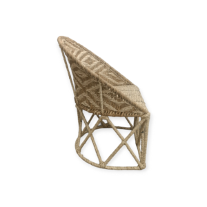 SILLA EQUIPALMA ASIENTO CERRADO RESP. DIBUJO ROMBOS EN PALMA Y TULE 8 Silla EQUIPALMA