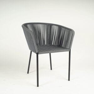 SILLA FREDO ASIENTO CERRADO EN NYLON CINTA DELGADA GRIS OXF. 1 Silla Fredo