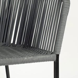 SILLA FREDO ASIENTO CERRADO EN NYLON CINTA DELGADA GRIS OXF. 2 Silla Fredo
