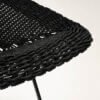 SILLÓN MANTARRAYA CHICO EN SOGA NEGRA 2 Sillón Mantarraya