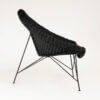 SILLÓN MANTARRAYA CHICO EN SOGA NEGRA 3 Sillón Mantarraya